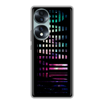 Силиконовый чехол на Huawei Honor 70 с принтом ФАМИЛИЯ