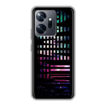 Силиконовый чехол на Infinix Zero 20 с принтом ФАМИЛИЯ