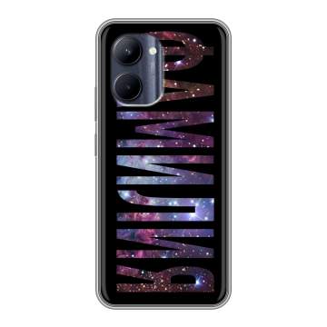 Силиконовый чехол на Realme C33 с принтом ФАМИЛИЯ