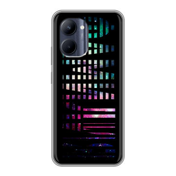 Силиконовый чехол на Realme C33 с принтом ФАМИЛИЯ