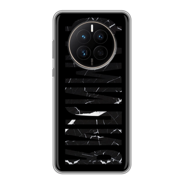 Силиконовый чехол на Huawei Mate 50 с принтом ФАМИЛИЯ