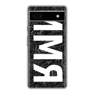 Силиконовый чехол на Google Pixel 6a с принтом ИМЯ
