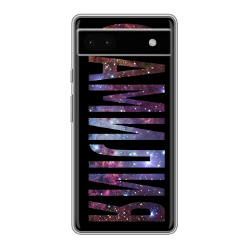 Силиконовый чехол на Google Pixel 6a с принтом ФАМИЛИЯ