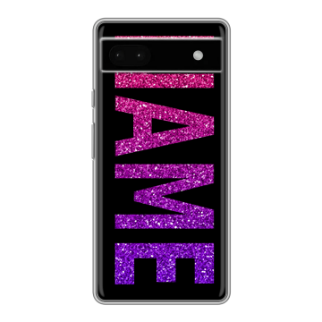 Силиконовый чехол на Google Pixel 6a с принтом NAME