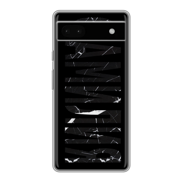 Силиконовый чехол на Google Pixel 6a с принтом ФАМИЛИЯ
