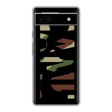 Силиконовый чехол на Google Pixel 6a с принтом NAME
