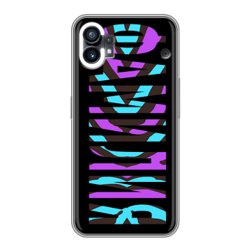 Силиконовый чехол на Nothing Phone (1) с принтом ФАМИЛИЯ