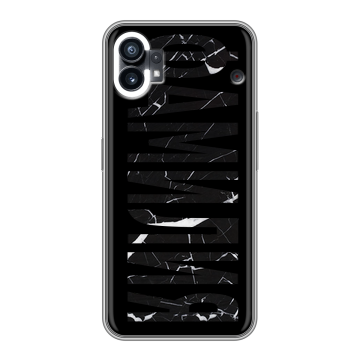 Силиконовый чехол на Nothing Phone (1) с принтом ФАМИЛИЯ