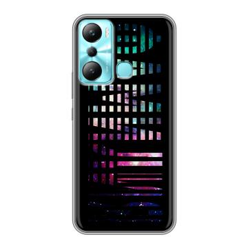 Силиконовый чехол на Infinix Hot 20i с принтом ФАМИЛИЯ