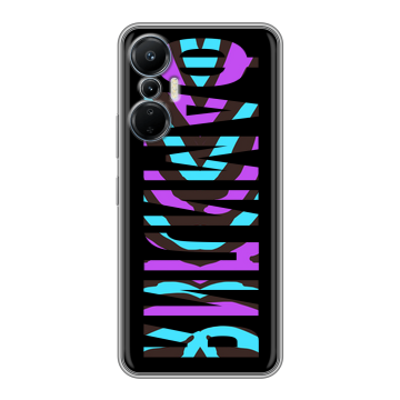 Силиконовый чехол на Infinix Hot 20S с принтом ФАМИЛИЯ