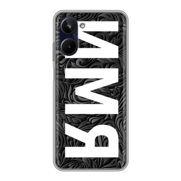 Силиконовый чехол на Realme 10 4G с принтом ИМЯ