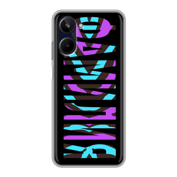 Силиконовый чехол на Realme 10 4G с принтом ФАМИЛИЯ