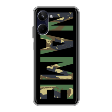 Силиконовый чехол на Realme 10 4G с принтом NAME