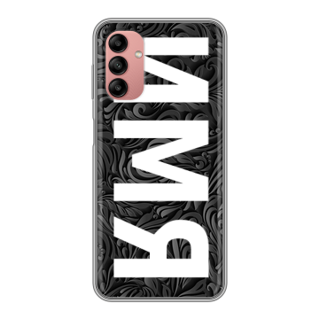 Силиконовый чехол на Samsung Galaxy A04s с принтом ИМЯ