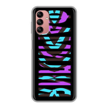 Силиконовый чехол на Samsung Galaxy A04s с принтом ФАМИЛИЯ
