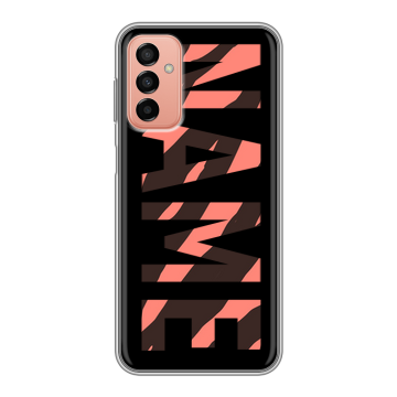 Силиконовый чехол на Samsung Galaxy M23 5G с принтом NAME