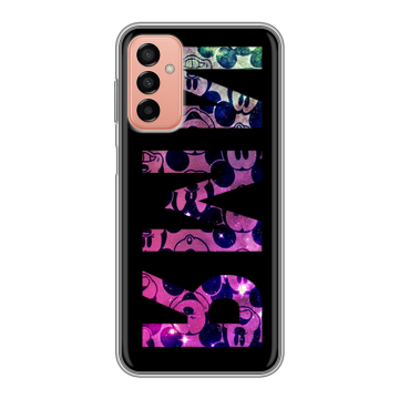 Силиконовый чехол на Samsung Galaxy M23 5G с принтом ИМЯ