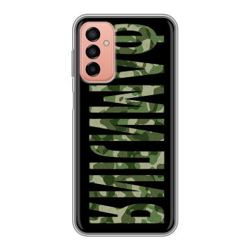 Силиконовый чехол на Samsung Galaxy M23 5G с принтом ФАМИЛИЯ
