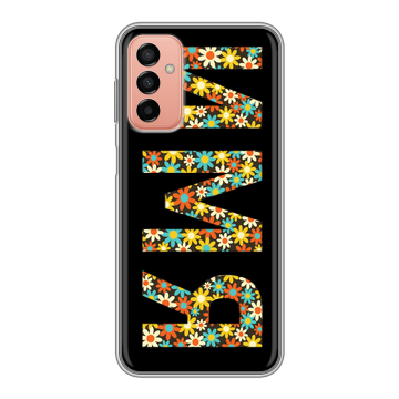 Силиконовый чехол на Samsung Galaxy M23 5G с принтом ИМЯ