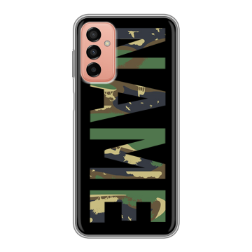Силиконовый чехол на Samsung Galaxy M23 5G с принтом NAME