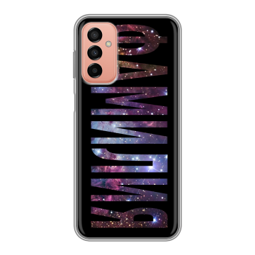 Силиконовый чехол на Samsung Galaxy M23 5G с принтом ФАМИЛИЯ