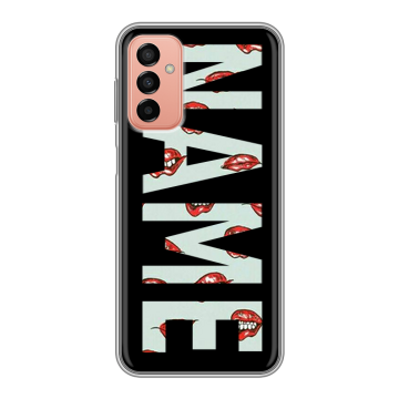 Силиконовый чехол на Samsung Galaxy M23 5G с принтом NAME