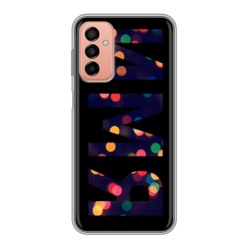 Силиконовый чехол на Samsung Galaxy M23 5G с принтом ИМЯ