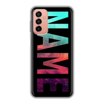Силиконовый чехол на Samsung Galaxy M23 5G с принтом NAME