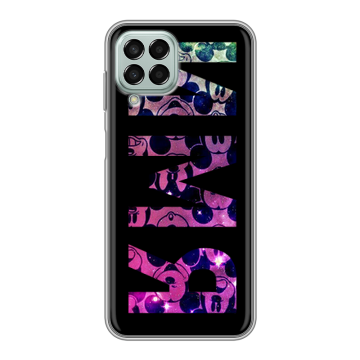 Силиконовый чехол на Samsung Galaxy M33 5G с принтом ИМЯ