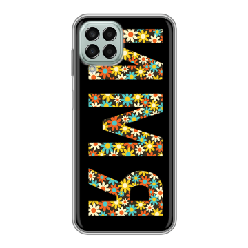 Силиконовый чехол на Samsung Galaxy M33 5G с принтом ИМЯ