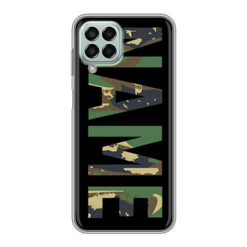 Силиконовый чехол на Samsung Galaxy M33 5G с принтом NAME