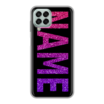 Силиконовый чехол на Samsung Galaxy M33 5G с принтом NAME