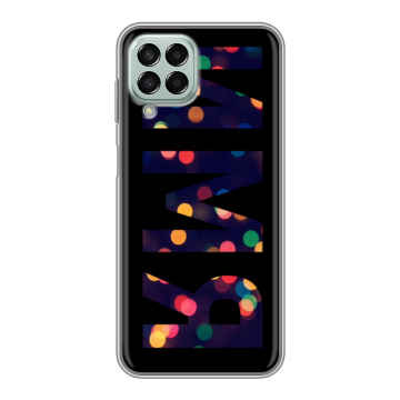 Силиконовый чехол на Samsung Galaxy M33 5G с принтом ИМЯ