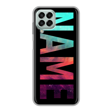 Силиконовый чехол на Samsung Galaxy M33 5G с принтом NAME