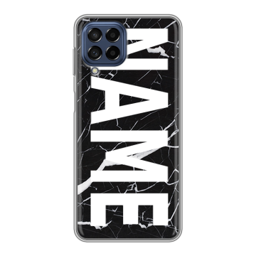 Силиконовый чехол на Samsung Galaxy M53 5G с принтом NAME