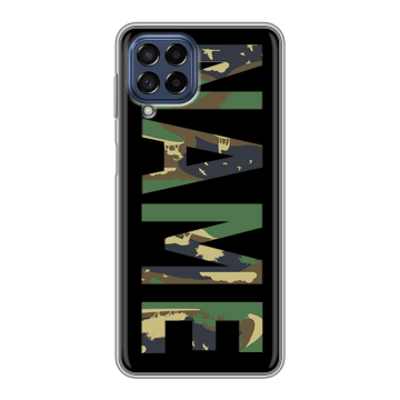 Силиконовый чехол на Samsung Galaxy M53 5G с принтом NAME