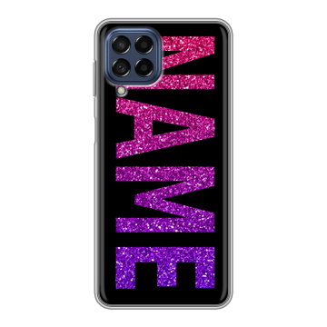 Силиконовый чехол на Samsung Galaxy M53 5G с принтом NAME