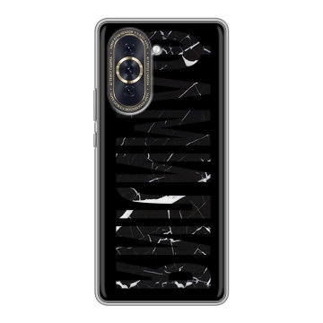 Силиконовый чехол на Huawei Nova 10 с принтом ФАМИЛИЯ