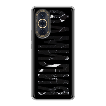 Силиконовый чехол на Huawei Nova 10 Pro с принтом ФАМИЛИЯ