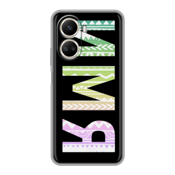 Силиконовый чехол на Huawei Nova 10 SE с принтом ИМЯ