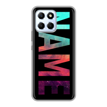 Силиконовый чехол на Huawei Honor X6 с принтом NAME