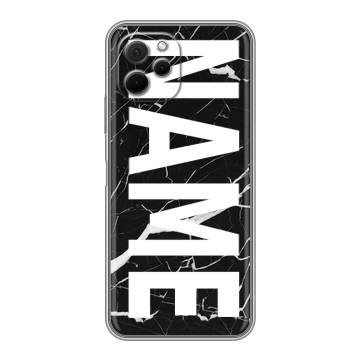 Силиконовый чехол на Huawei Nova Y61 с принтом NAME