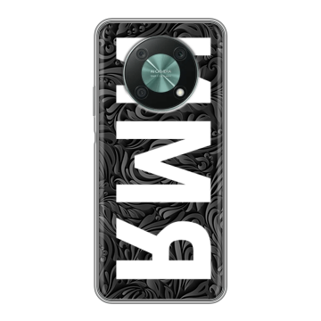 Силиконовый чехол на Huawei Nova Y90 с принтом ИМЯ