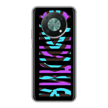 Силиконовый чехол на Huawei Nova Y90 с принтом ФАМИЛИЯ