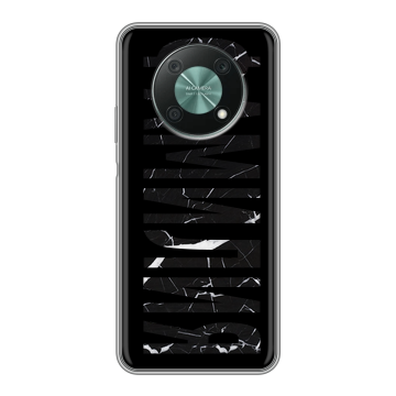 Силиконовый чехол на Huawei Nova Y90 с принтом ФАМИЛИЯ