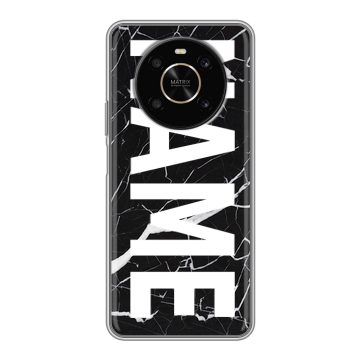 Силиконовый чехол на Huawei Honor X9 с принтом NAME