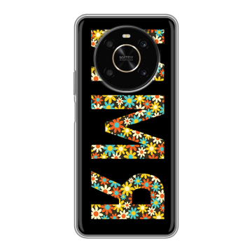 Силиконовый чехол на Huawei Honor X9 с принтом ИМЯ