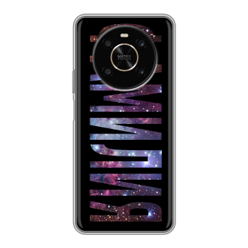 Силиконовый чехол на Huawei Honor X9 с принтом ФАМИЛИЯ