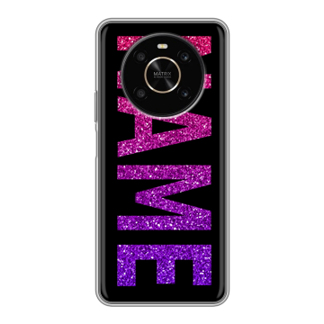 Силиконовый чехол на Huawei Honor X9 с принтом NAME