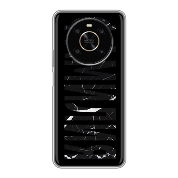 Силиконовый чехол на Huawei Honor X9 с принтом ФАМИЛИЯ